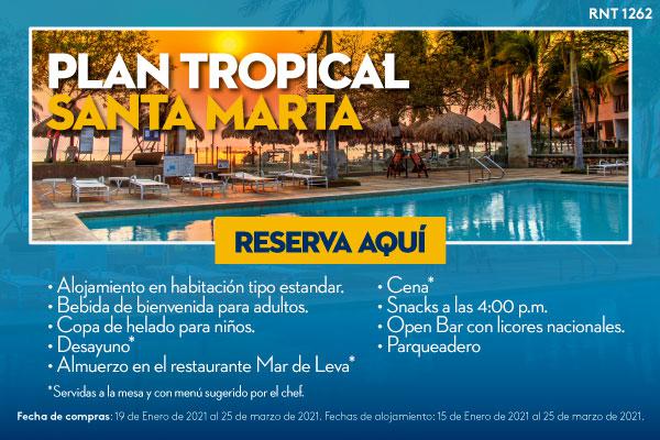 Plan Tropical ESTELAR Santamar Hotel & Centro de Convenções Santa Marta