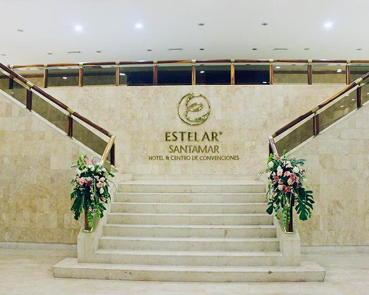 Entrada do salão ESTELAR Santamar Hotel & Centro de Convenções Santa Marta